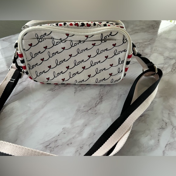 Brighton Love Scroll Crossbody Canvas Camera Bag - Picture 2 of 16